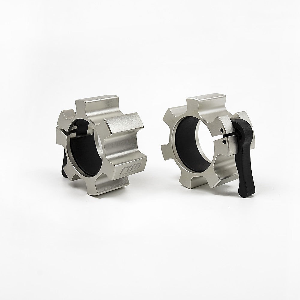 NNEDSZ Aluminium Olympic Lock Collars Pair Barbell Clamps Clips Quick