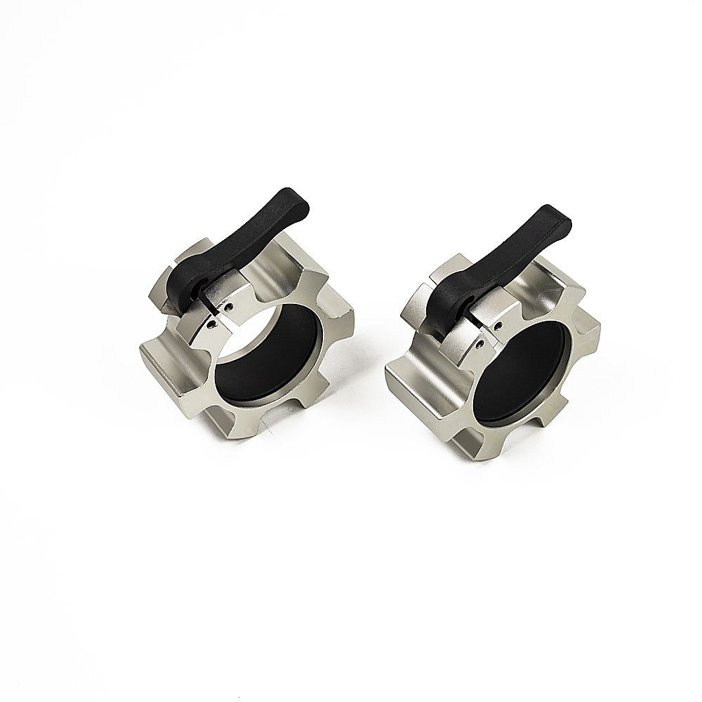 NNEDSZ Aluminium Olympic Lock Collars Pair Barbell Clamps Clips Quick