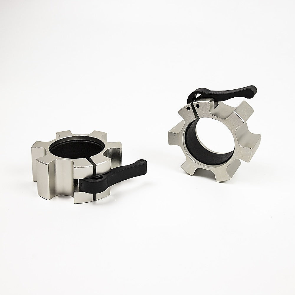 NNEDSZ Aluminium Olympic Lock Collars Pair Barbell Clamps Clips Quick