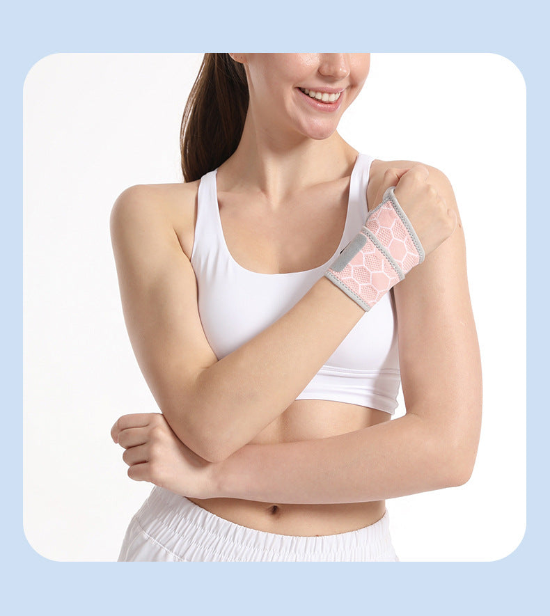 NNEDSZ 2 Pairs Grey Breathable Sports Wrist Support Wrap - Fitness Gym Wristband for Badminton & Injury Prevention