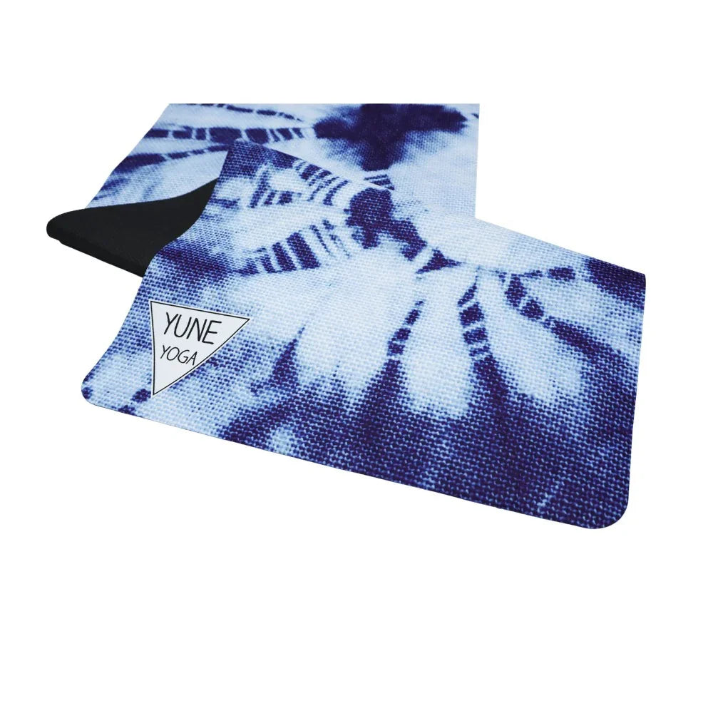 Foldable Yoga Mat Suede Top – Ataraxy | Lightweight, Travel-Friendly, Eco Yoga Mat by Yune Yoga